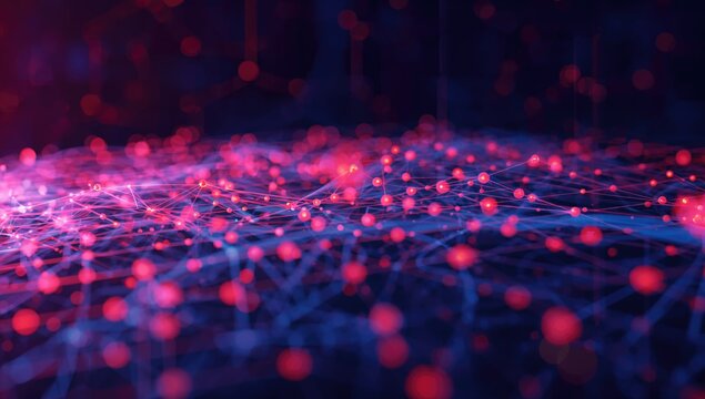 Digital technology banner featuring circuit patterns, suitable for tech-focused layouts