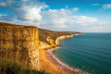 Dramatic Seaside Cliffs Featured in Popular TV Series Filming Site