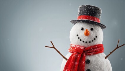 Christmas snowman figure, suitable for holiday decor, Christmas