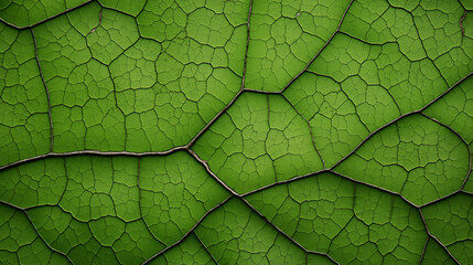 Close-up macro photo of leaf texture, visible veins and cracks
