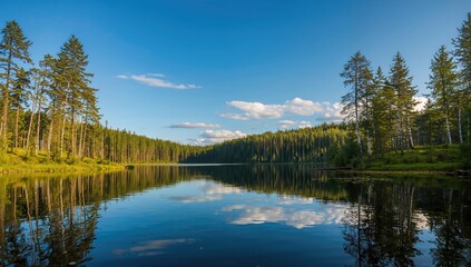 One Among Many Lakes in the Northern Land