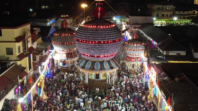 Chariot of Shri Krishna Matha udupi