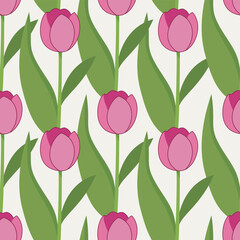 Obraz premium Clean geometric spring flower vector illustration