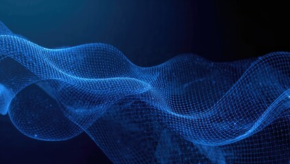 Abstract mesh or net pattern featuring geometric shapes, suitable for digital interfaces or editorial design