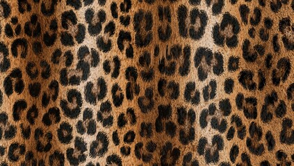Leopard print texture, suitable for fashion design and textile applications