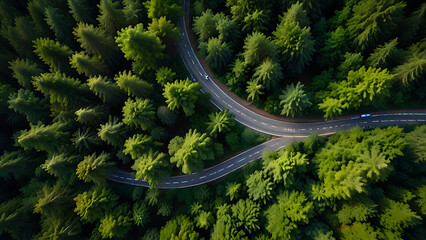 green leaf on the road