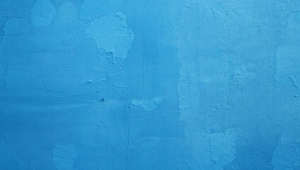 Obraz premium Scratched blue wall, suitable background for home interior design