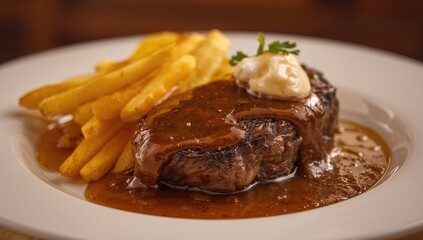 Renowned Grilled Beef with Crispy Potatoes