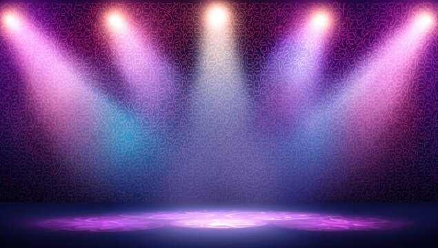 Lights background, vibrant abstract design suitable for editorial header