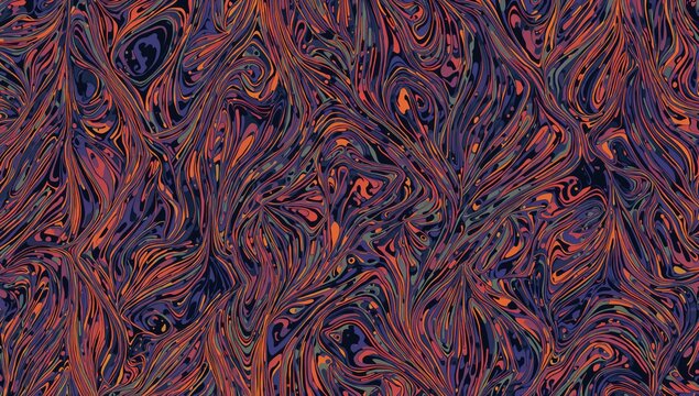 Abstract design intertwining technology, nature, and art, ideal for digital media applications