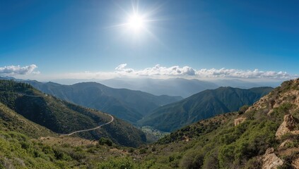 Sierra de la Hidalga within Sierra de las Nieves natural park, hiking opportunities in mountainous terrain