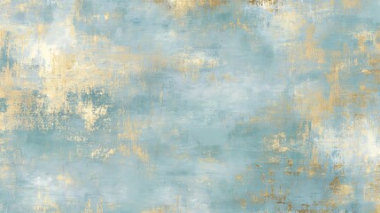 Fototapeta premium Abstract textured background with soft pastel blue beige and yellow brushstrokes creating a gentle ethereal and artistic watercolor effect