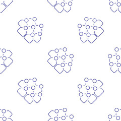 board of directors seamless pattern isolated on transparent background.