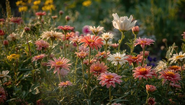 A Variety of Beautiful Blooms, ideal for editorial headers