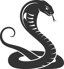 Cobra snake animal silhouette reptile black