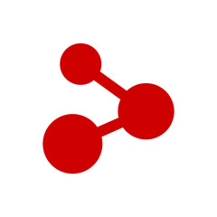 Vector image of game UI icon template asset transparent Share button