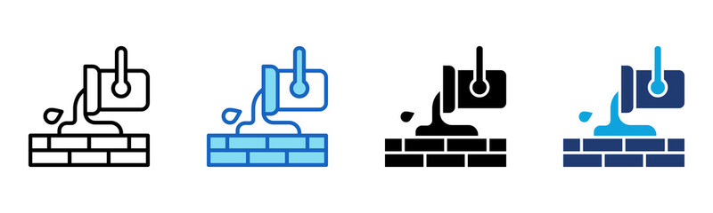 Iron Mold Icon Multi Style Vector Illustration