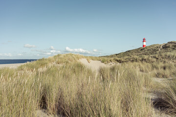 Leuchtturm auf der Insel Sylt
