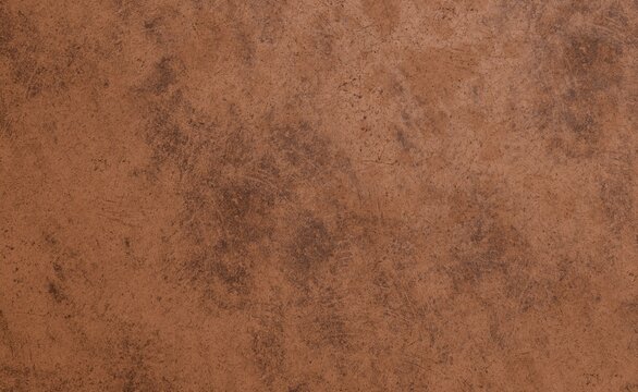 A richly textured background features warm reddish-brown hues with darker, weathered patches, creating a distressed, rustic, and earthy surface