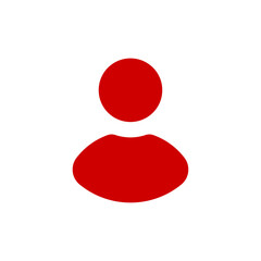 Vector image of game UI icon template asset transparent User or Profile button