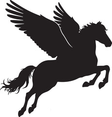 Majestic Pegasus Silhouette