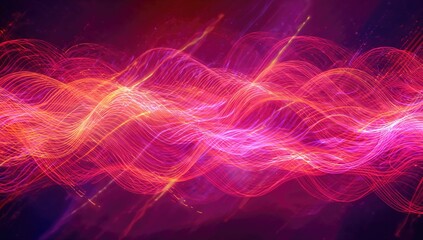 Abstract background featuring dynamic light movement with flowing lines, suitable for UI backdrop