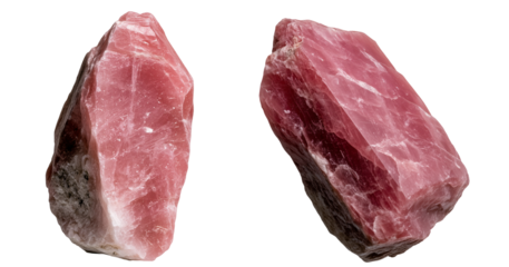 set of orange, purple and pink shapes amethyst crystal, gem diamond isolated on transparent background