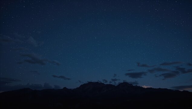 Vast sky with mountains below, showcasing seasonal change