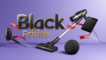 Black friday sale: electronics and vacuum cleaner promotions