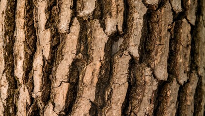 Chestnut bark texture, organic pattern for editorial background, summer