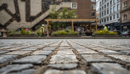 Cobbled pavement maintenance, ensuring durability and safety
