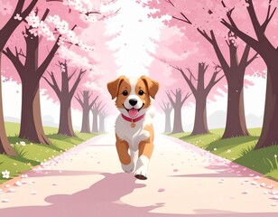 犬　桜
