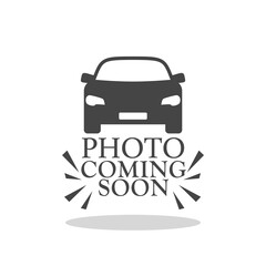 Obraz premium Car photo coming soon icon with shadow