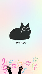 Sfondo telefono - Miao, gatto