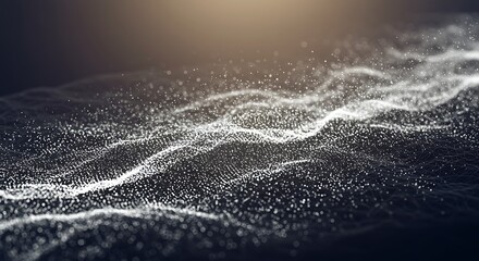 Abstract Digital Waveform - A Mesmerizing Display of Light and Motion.