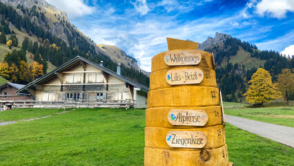 sign, nature, symbol, travel, alpine hut, tourism, Thun, Sigirswil, Beatenberg, Justistal, Bernese...
