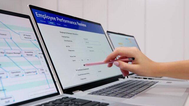Employee Performance Evaluation Review Form: Measurement