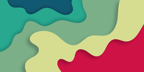 Colorful Abstract Groovy background design.