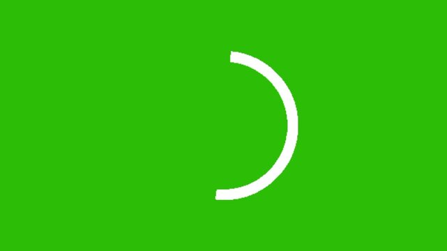 Loading on green abstract background