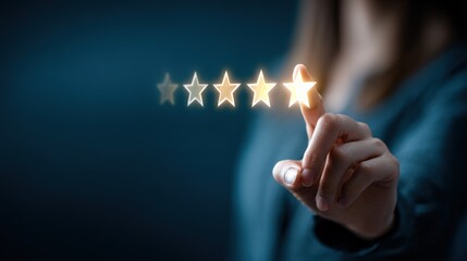 Hand Selecting Five Star Rating for Quality Feedback Evaluation