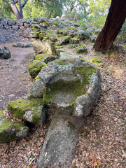 Sardinia Nuraghe, Ancient Nuraghe Noddule archaeological site in Sardinia