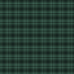 Deep Forest Green and Black Plaid Seamless Pattern