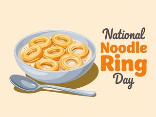 Celebrate national noodle ring day with a delicious bowl of cereal and a spoon