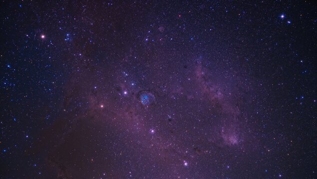 A small segment of the vast star field, showcasing celestial objects and formations, astronomical wonders