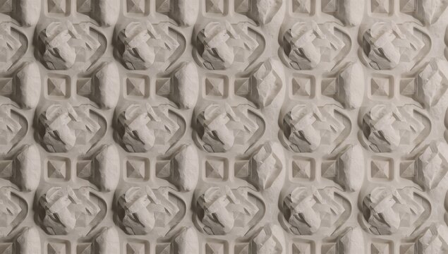 Seamless 2D design featuring a modern geometric pattern with smooth rhombuses, suitable for UI backdrop