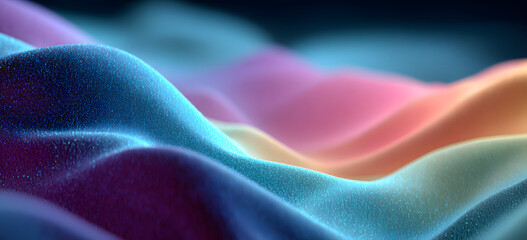 Obraz premium abstract glowing color wave backdrop noise texture. grainy gradient background