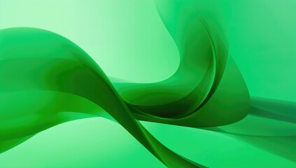 Green abstract background featuring a gradient effect, suitable for UI backdrop