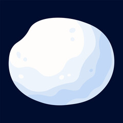 Vector image of snow caps, snow ice, and frozen icicles. Snow element for your winter Christmas and New Year designs.