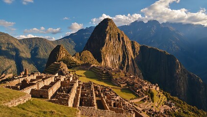 Ancient remains nestled high in the Andean mountains