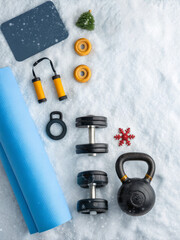 Holiday Fitness Motivation Poster